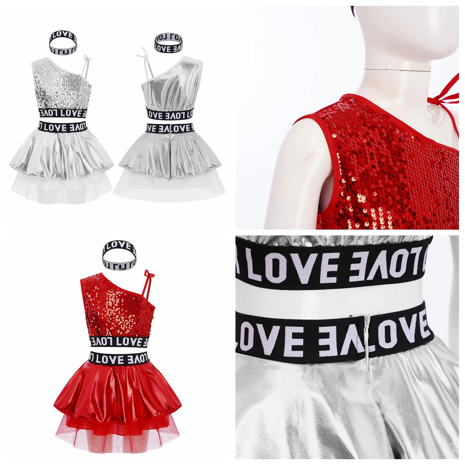 Summer Clothing Kids - Girls Hip-Hop Clothes Sets Children Jazz