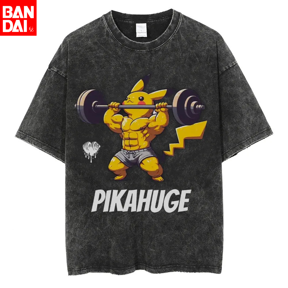 Vintage Summer Clothing Men - Pokemon Dugtrio Moleflex Gym Parody T