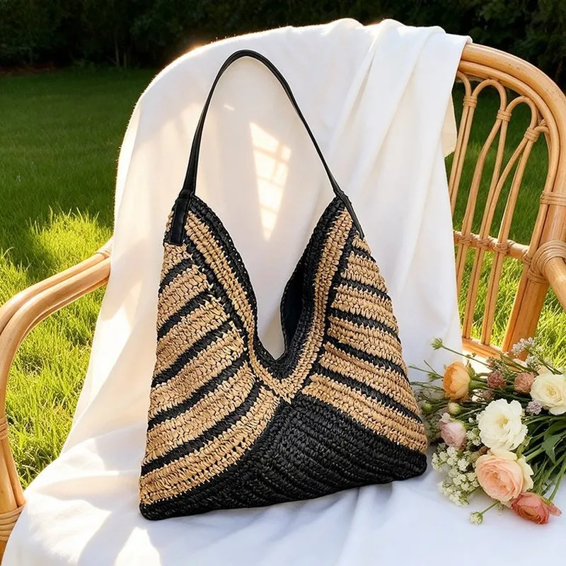 Beach Bag Straw - Tote bag for women large capacity