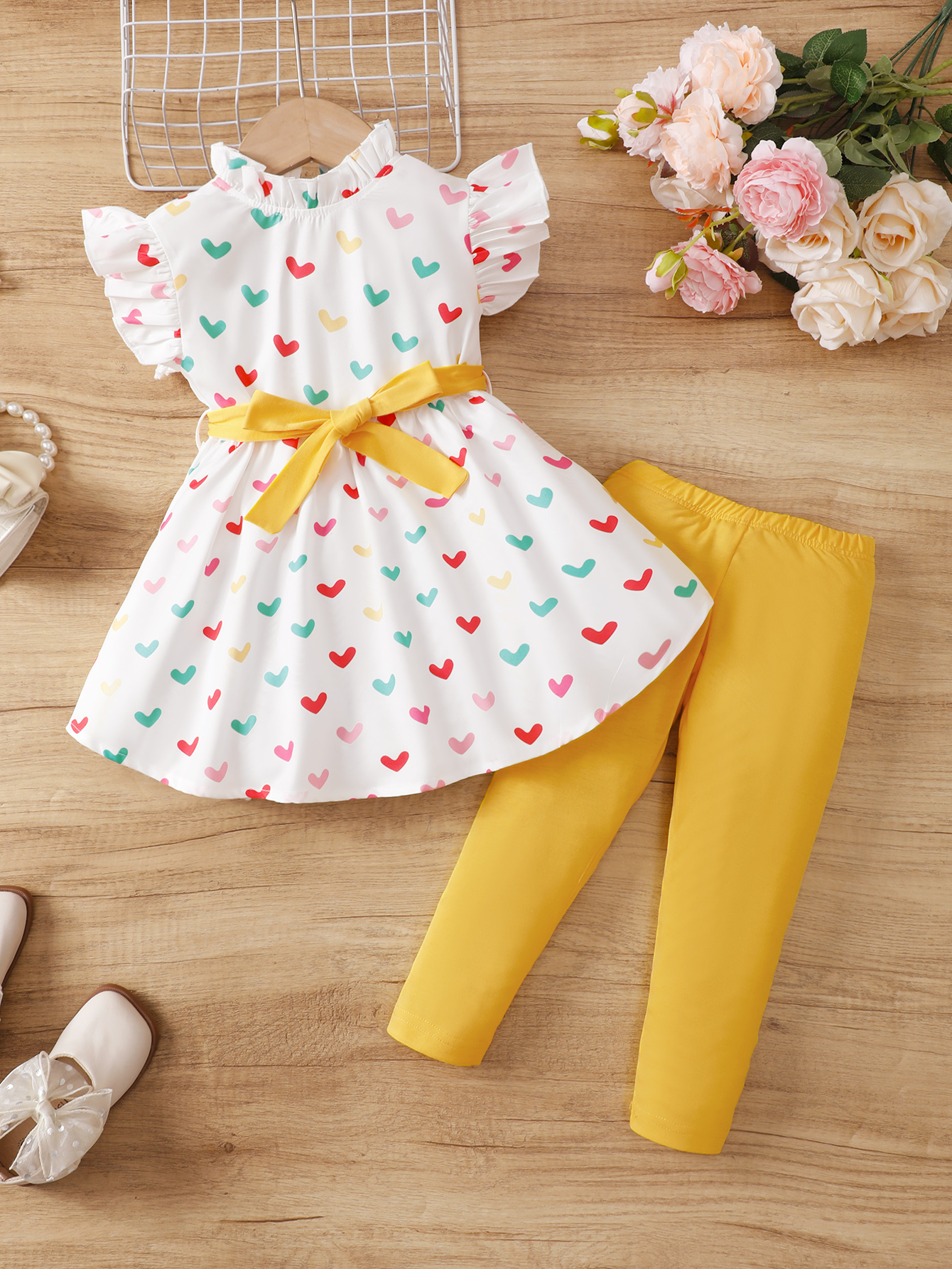Summer Loving Kids Clothing - 2PCS Kids Girl Lovely Clothing Set