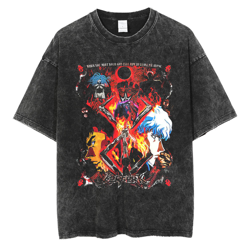 Vintage Summer Clothing Men - 2026 New Hot Summer Berserk Manga