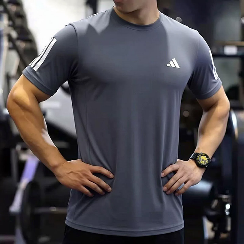 Adidas short-sleeved men's clo - огляд і ціна Summer Clothing Model