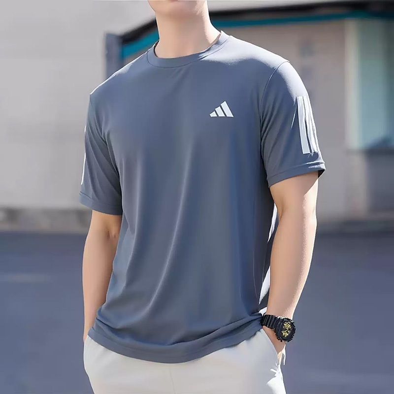 Adidas short-sleeved men's clo - огляд і ціна Summer Clothing Model