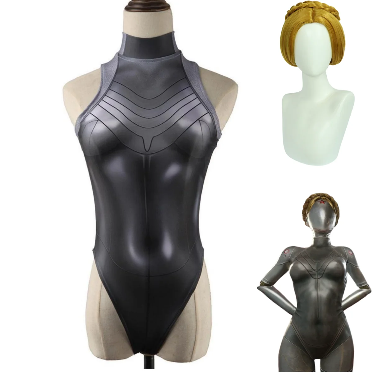 Robot Twins Cosplay Costume fo - огляд і ціна Summer Clothing Sets Women