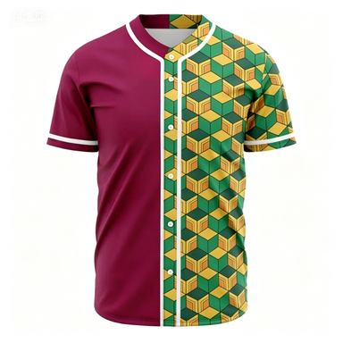 Short Sleeved Baseball Shirt,  - огляд і ціна Summer Japanese Clothing