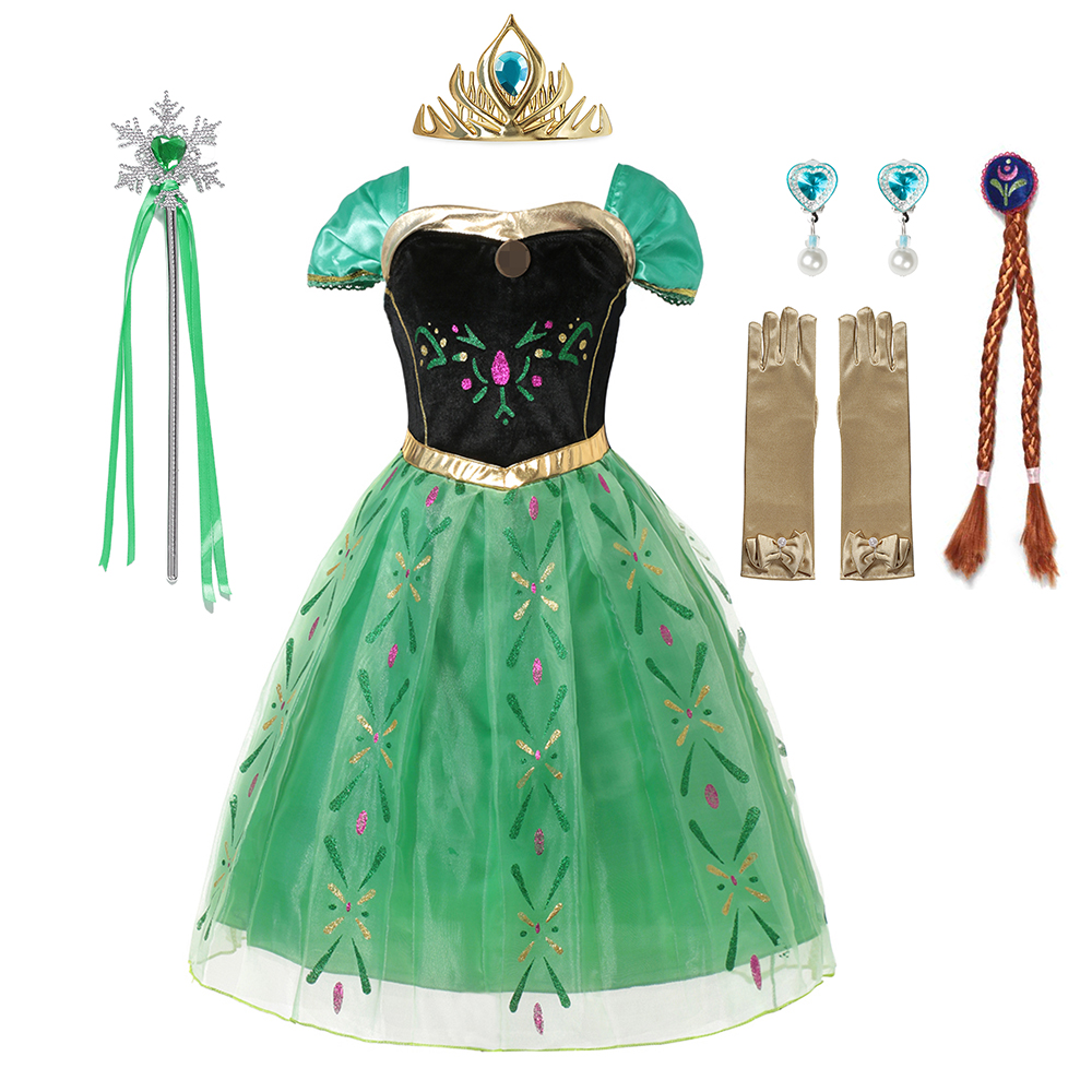 Anna Costume For Kids Girl Fan - огляд і ціна Summer Clothing Kids