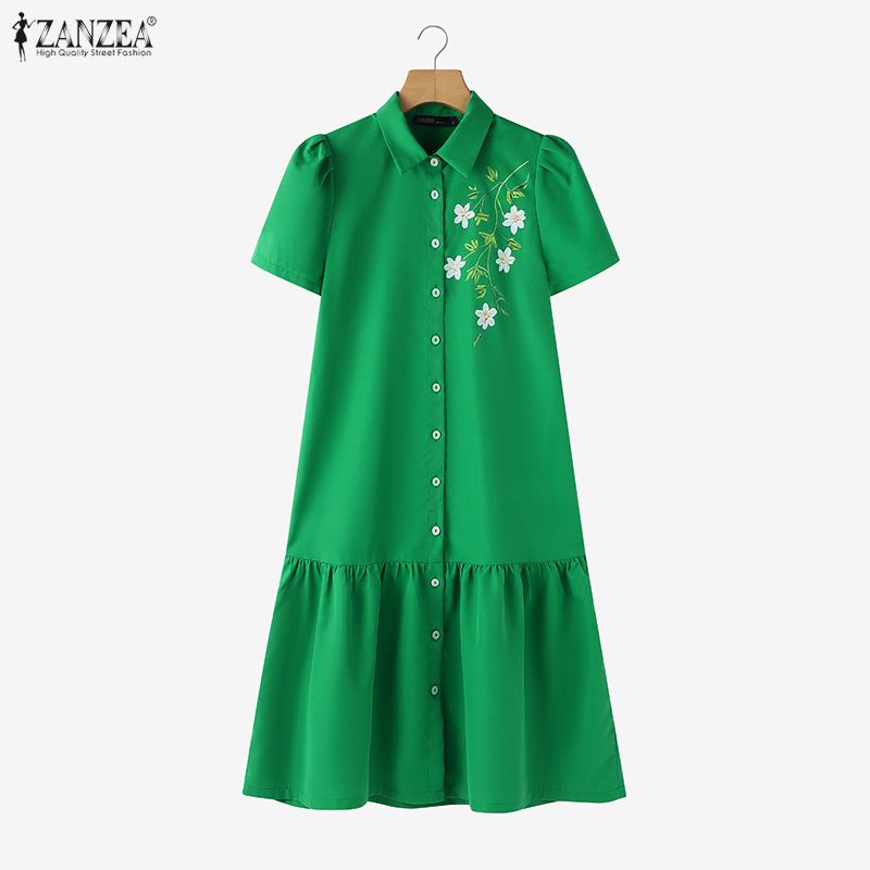 ZANZEA 2026 Summer Floral Prin - огляд і ціна Sundress Midi Floral