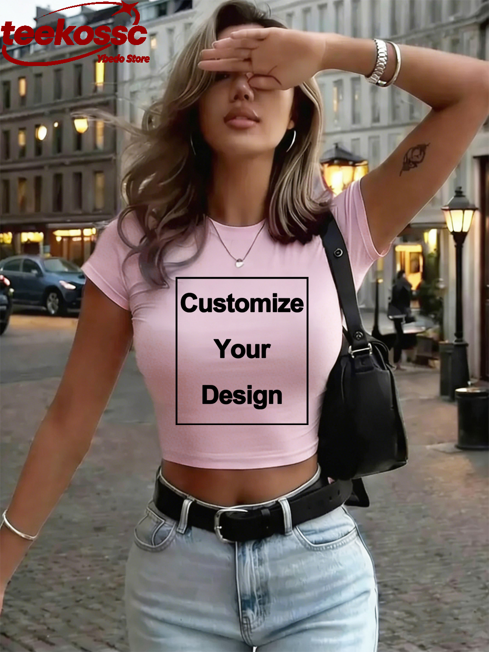 Custom Womens Cotton Crop Tops - огляд і ціна Summer Clothing Model