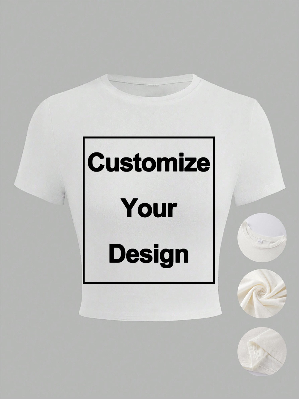 Custom Womens Cotton Crop Tops - огляд і ціна Summer Clothing Model