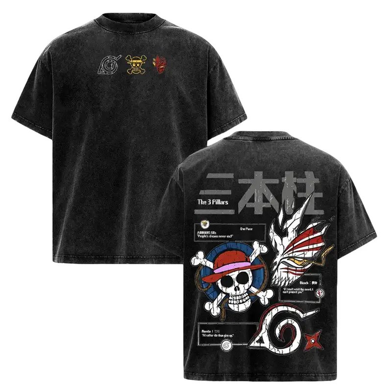 Unisex One Piece Graphic T Shi - огляд і ціна Vintage Summer Clothing Men