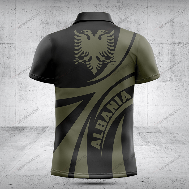 Custom Name Albania Flag Graph - огляд і ціна Vintage Summer Clothing Men