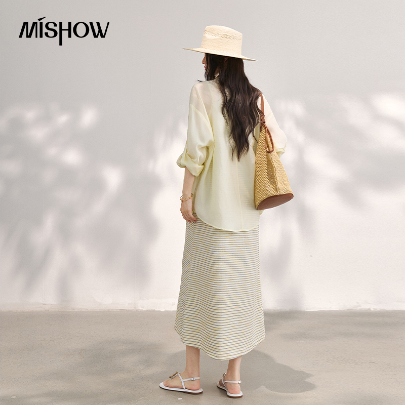 MISHOW Women's Casual Shirt St - огляд і ціна Yellow Summer Clothing