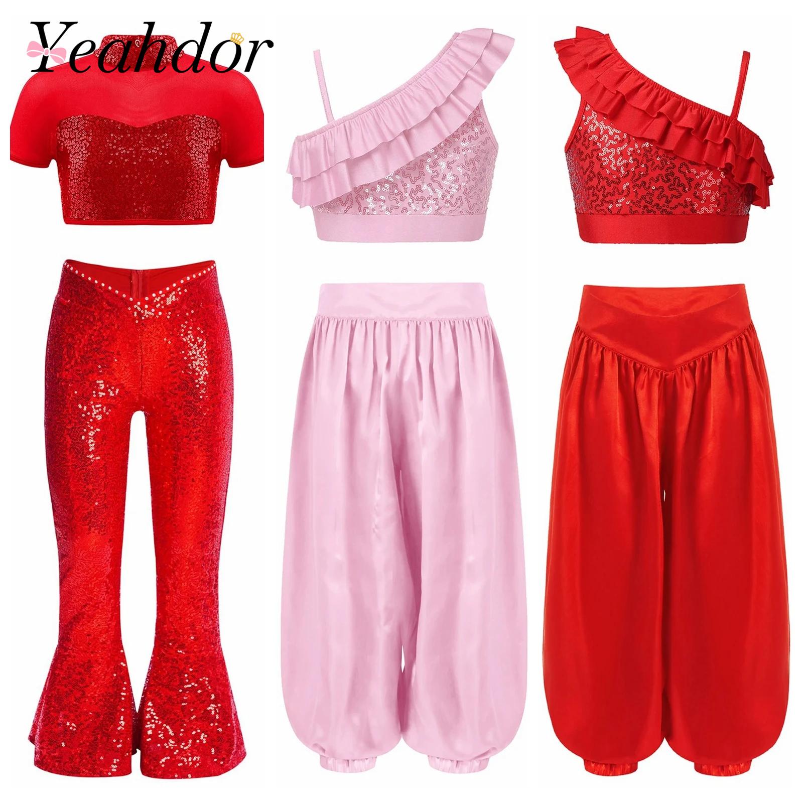 Children Shiny Sequins Dance C - огляд і ціна Summer Clothing Kids
