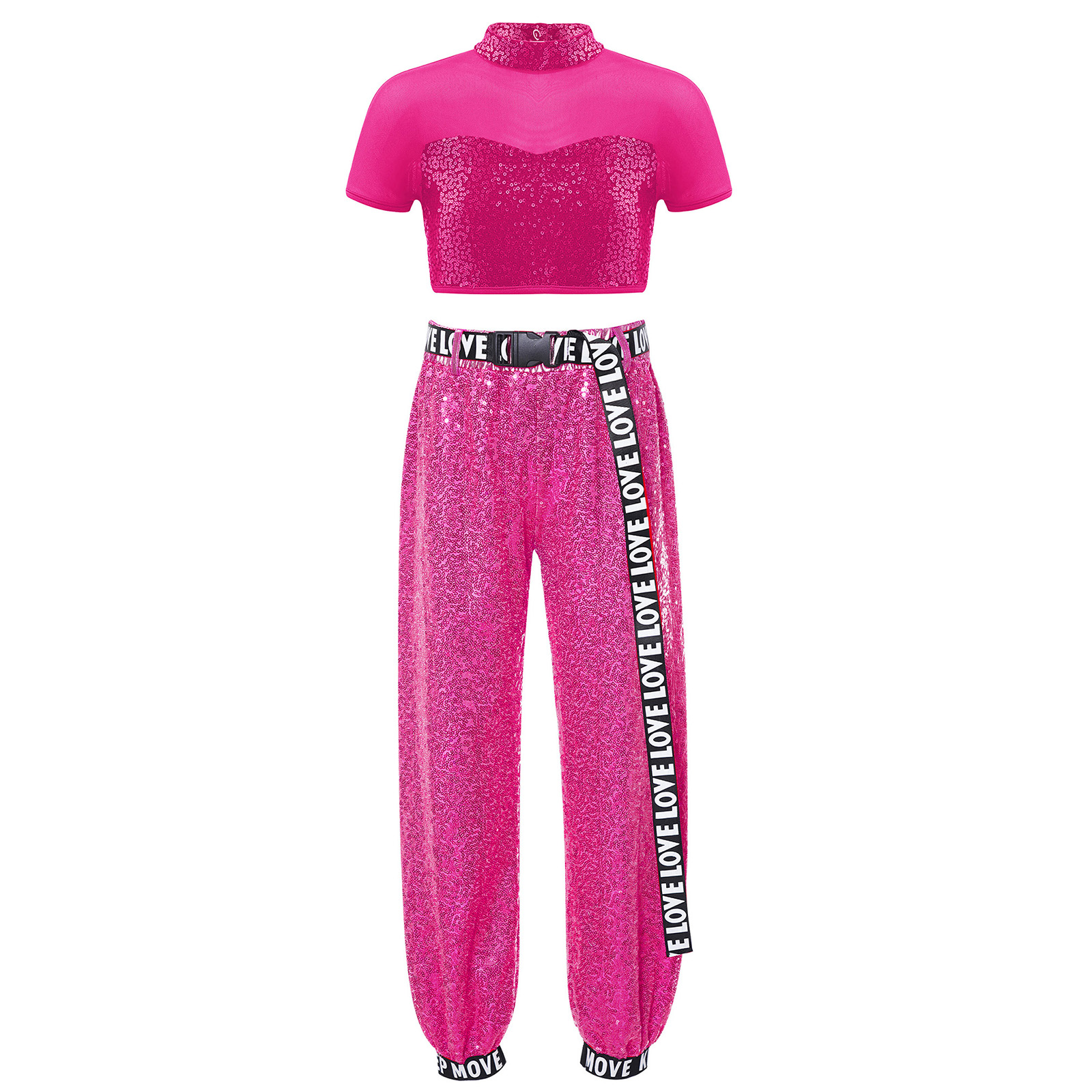 Children Shiny Sequins Dance C - огляд і ціна Summer Clothing Kids