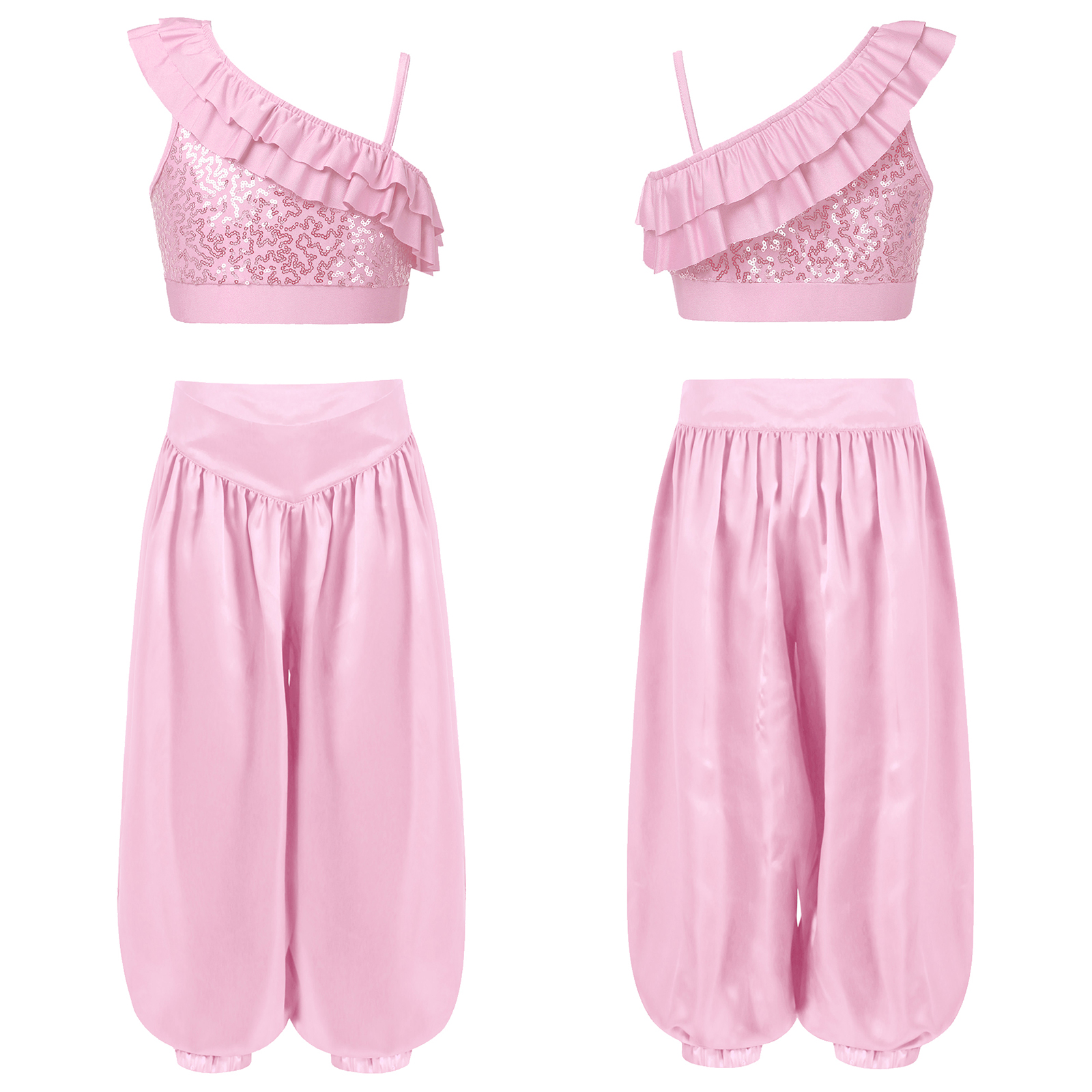 Children Shiny Sequins Dance C - огляд і ціна Summer Clothing Kids
