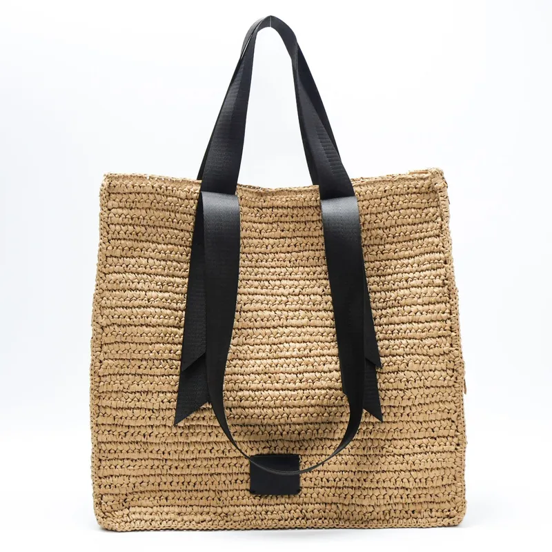Retro hand-woven straw shoulde - огляд і ціна Beach Bag Straw