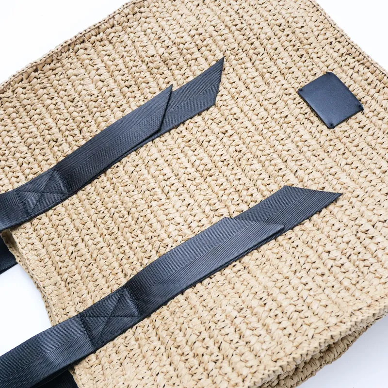 Retro hand-woven straw shoulde - огляд і ціна Beach Bag Straw
