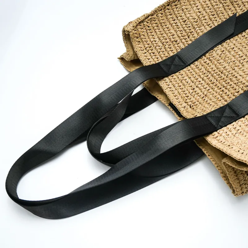 Retro hand-woven straw shoulde - огляд і ціна Beach Bag Straw
