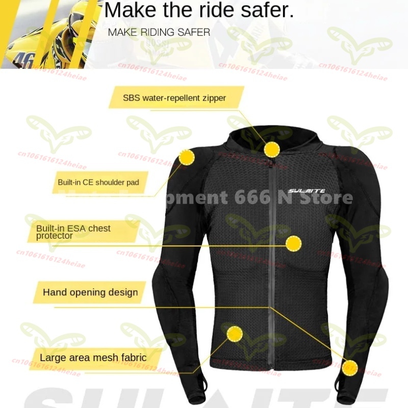 Sulaite Men Motorcycle Jacket  - огляд і ціна Summer Clothing Motorcycle