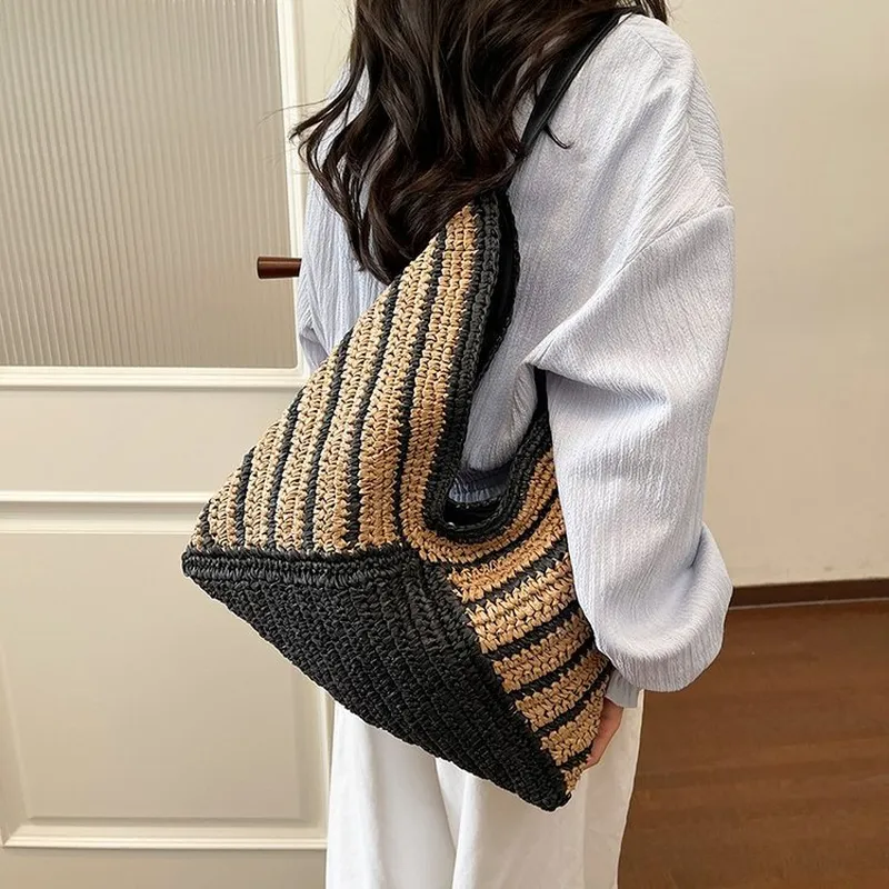 Tote bag for women large capac - огляд і ціна Beach Bag Straw