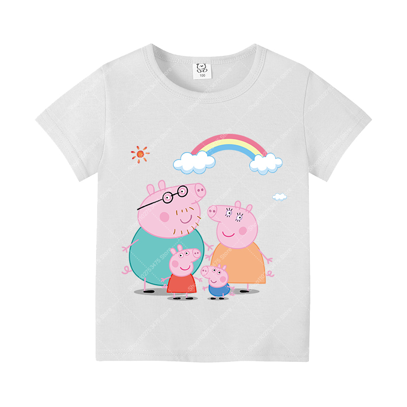 Kids Girl Cute Cotton T-shirt  - огляд і ціна Summer Clothing Model