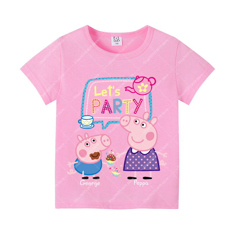 Kids Girl Cute Cotton T-shirt  - огляд і ціна Summer Clothing Model