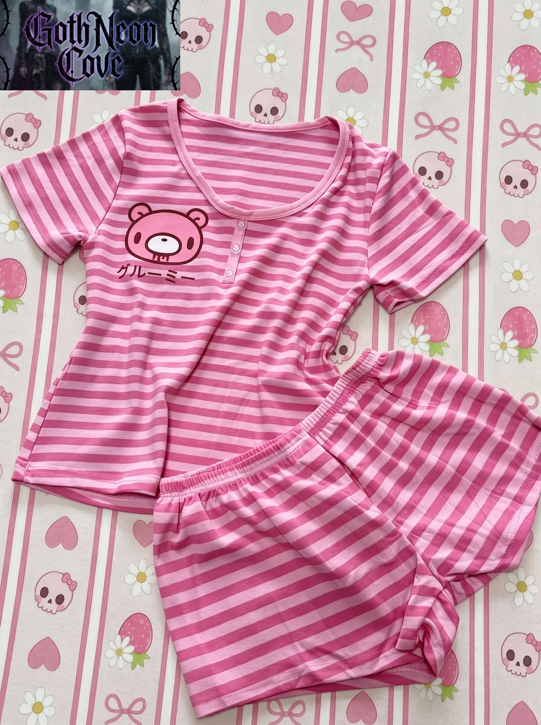 Japanese Sweet Shorts 2 Piece  - огляд і ціна Summer Japanese Clothing