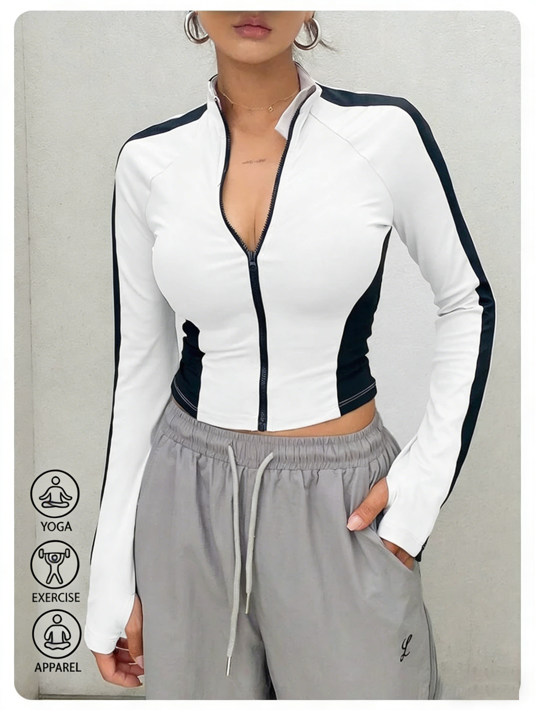 Yoga Clothes Stand Up Collar J - огляд і ціна Summer Clothing For Women