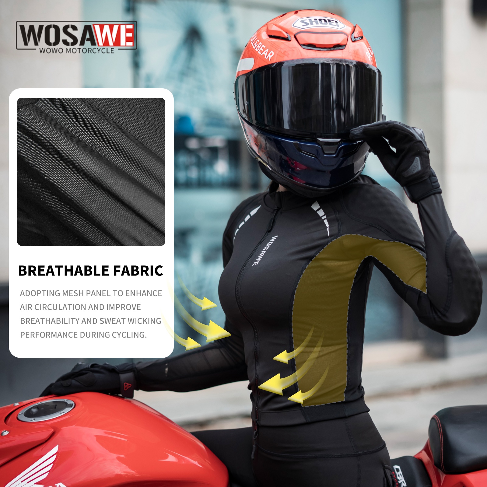 WOSAWE Women's Mesh Motorcycle - огляд і ціна Summer Clothing Motorcycle