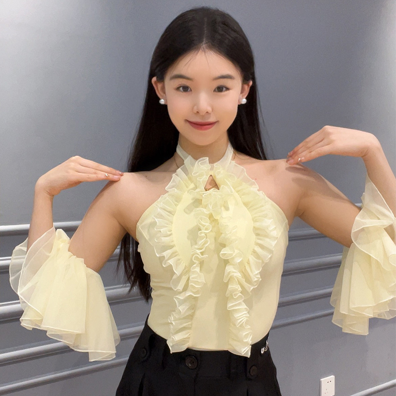 Ballroom Dance Tops Yellow Hal - огляд і ціна Yellow Summer Clothing