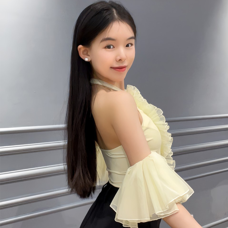 Ballroom Dance Tops Yellow Hal - огляд і ціна Yellow Summer Clothing