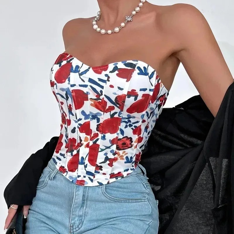 Summer Y2K Red Rose Sleeveless - огляд і ціна Summer Rose Clothing