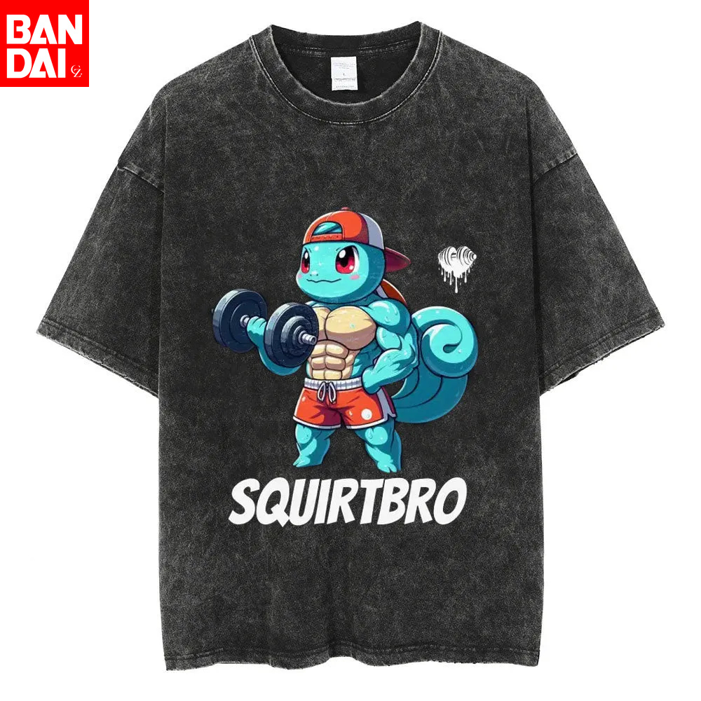 Pokemon Squirtle Squirtbro Gym - огляд і ціна Vintage Summer Clothing Men