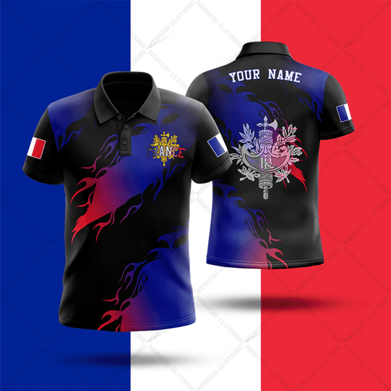 Custom Name France Flag Graphi - огляд і ціна Summer Clothing Names