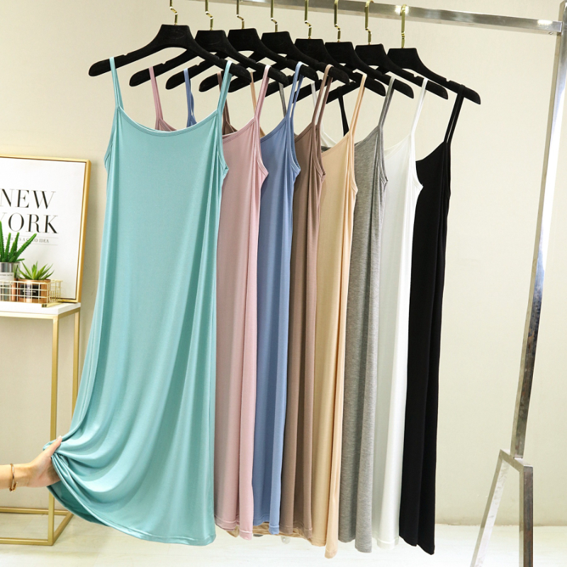 Modal Camisole Vest Dress for  - огляд і ціна Summer Clothing Sale Women