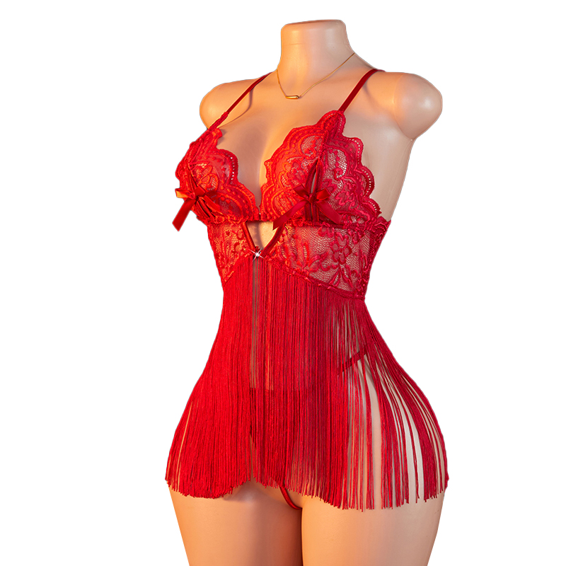 Transparent Lace Women Red Str - огляд і ціна Summer Clothing Sets Women