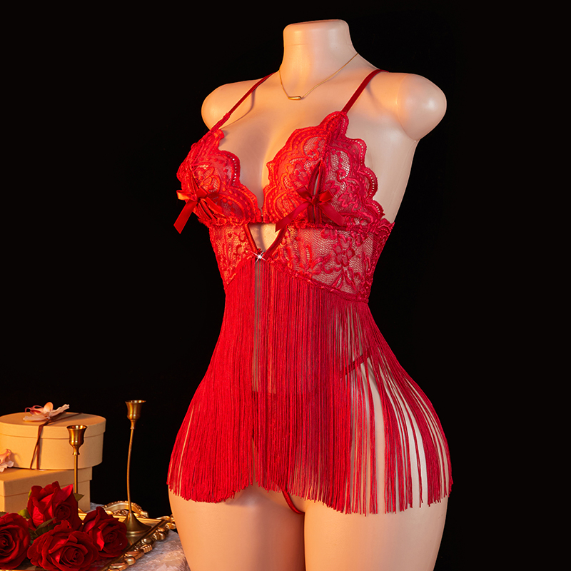 Transparent Lace Women Red Str - огляд і ціна Summer Clothing Sets Women