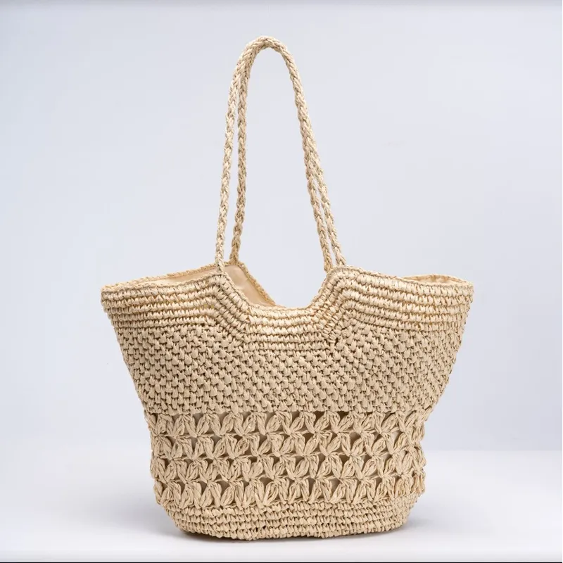 Hollow Woven Paper Rope Straw  - огляд і ціна Beach Bag Straw