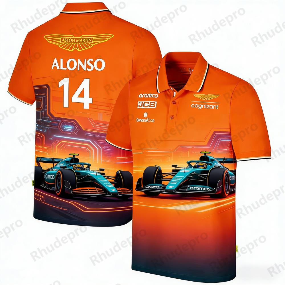 Aston Martin Polo Shirt Outdoo - огляд і ціна Summer Clothing Motorcycle