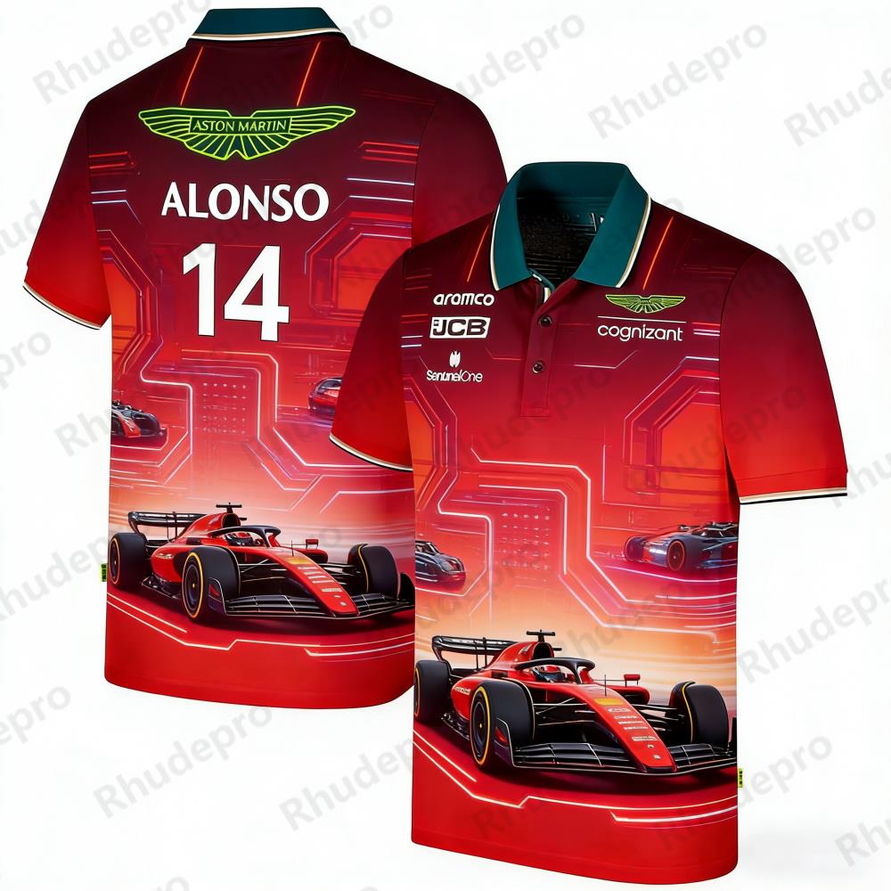 Aston Martin Polo Shirt Outdoo - огляд і ціна Summer Clothing Motorcycle