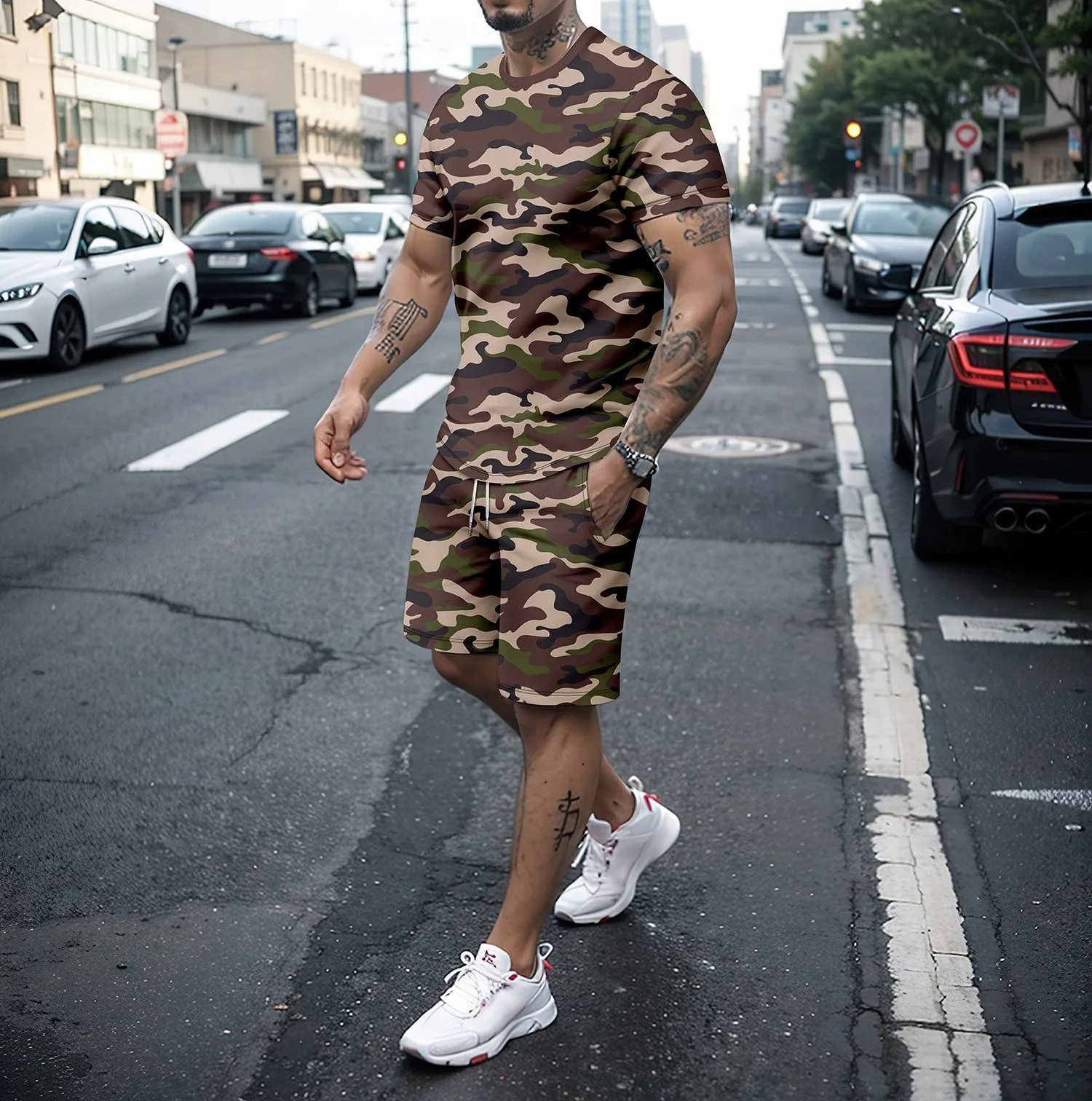 Camouflage Outdoor Tracksuits  - огляд і ціна Summer Clothing For Women