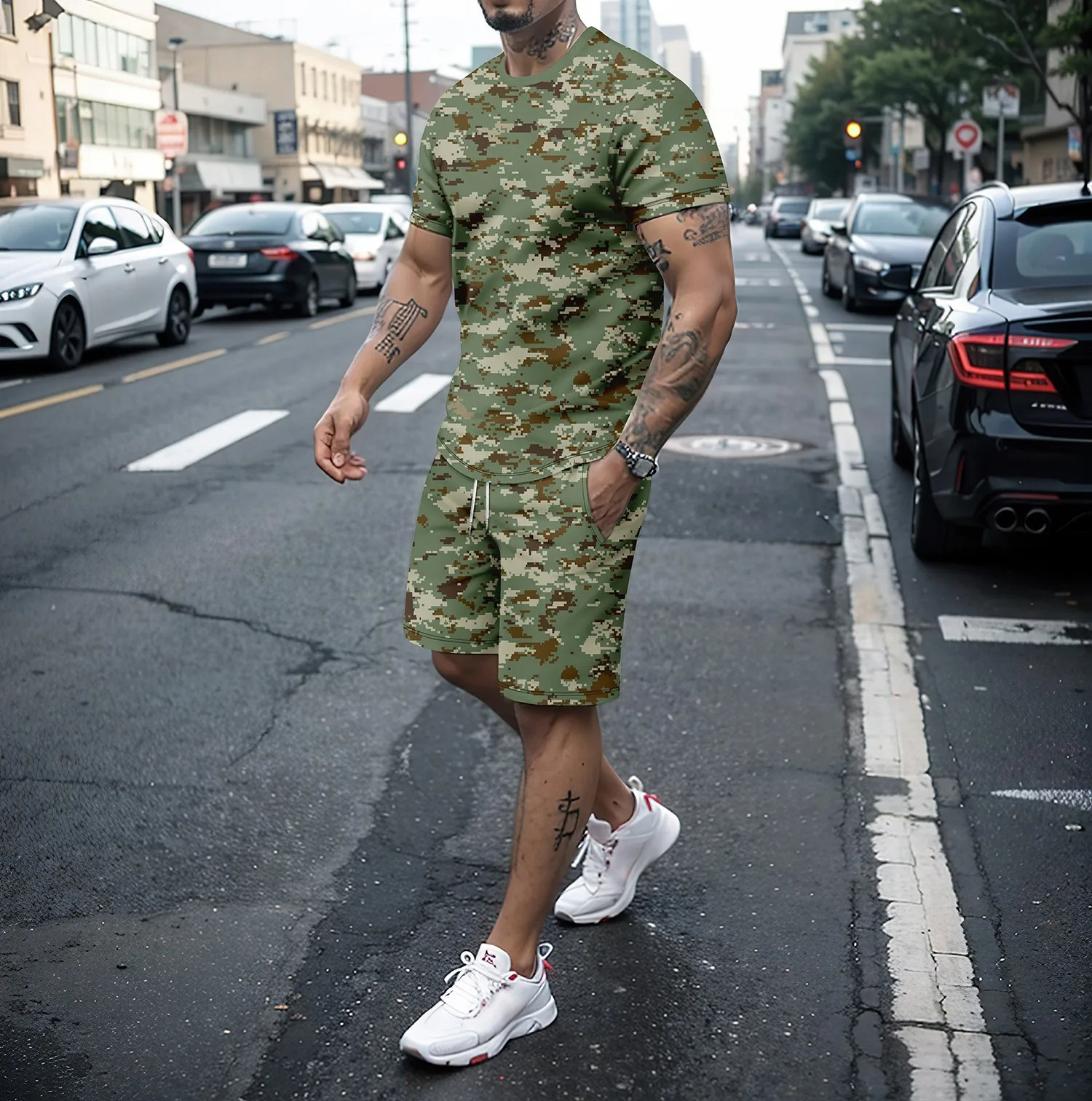 Camouflage Outdoor Tracksuits  - огляд і ціна Summer Clothing For Women