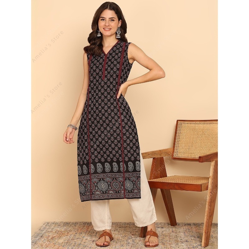 Indian Ethnic Style Women's Bl - огляд і ціна Summer Clothing India