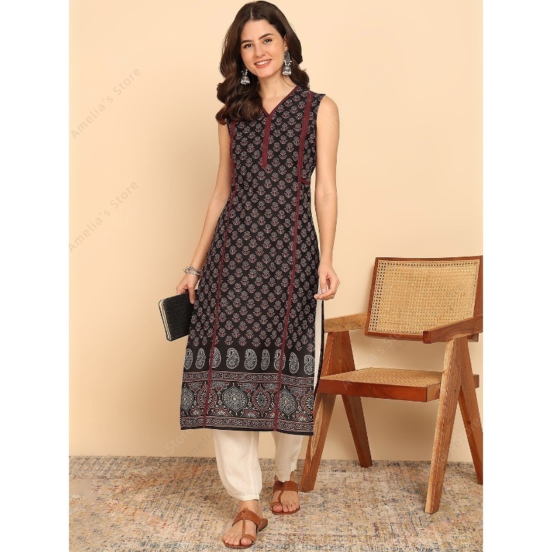 Indian Ethnic Style Women's Bl - огляд і ціна Summer Clothing India