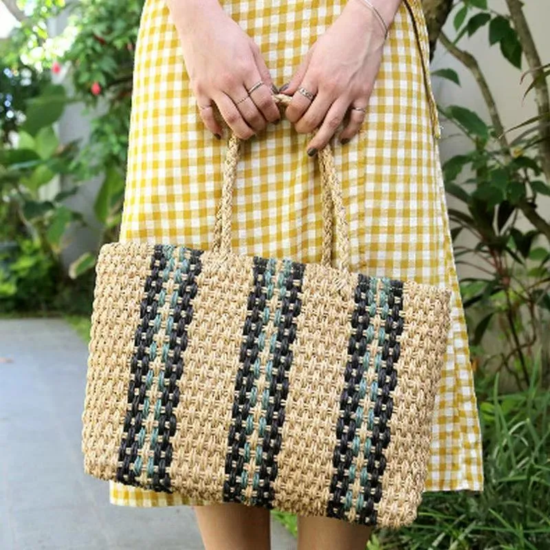 Straw Tote Bag Women One-Shoul - огляд і ціна Beach Bag Straw