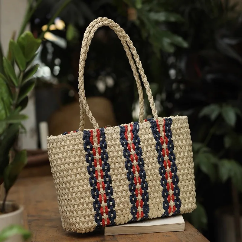 Straw Tote Bag Women One-Shoul - огляд і ціна Beach Bag Straw