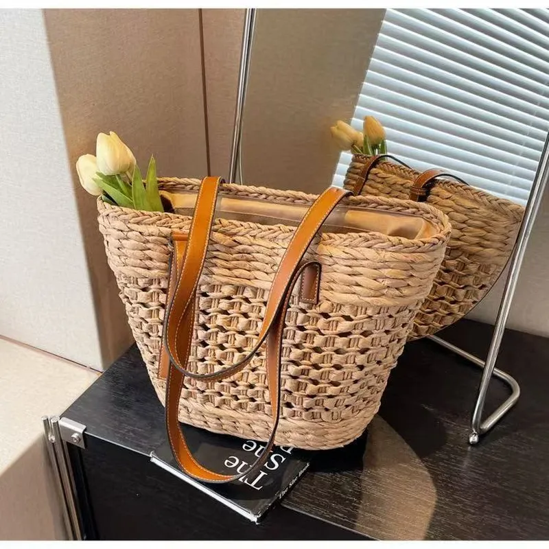 Large capacity seaside vacatio - огляд і ціна Beach Bag Straw