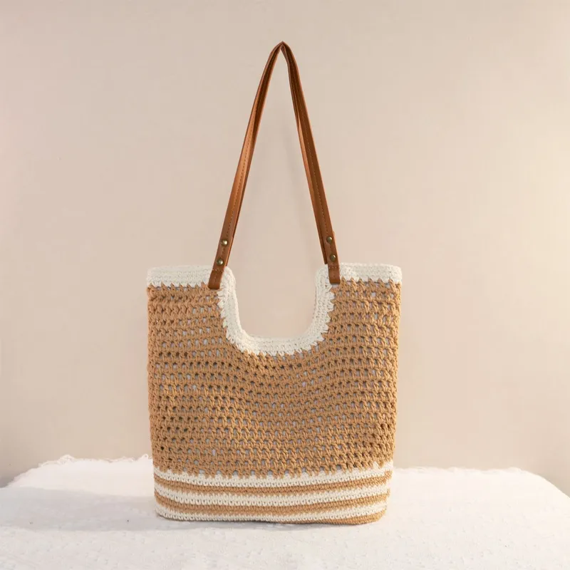 Women's large-capacity hand-wo - огляд і ціна Beach Bag Straw
