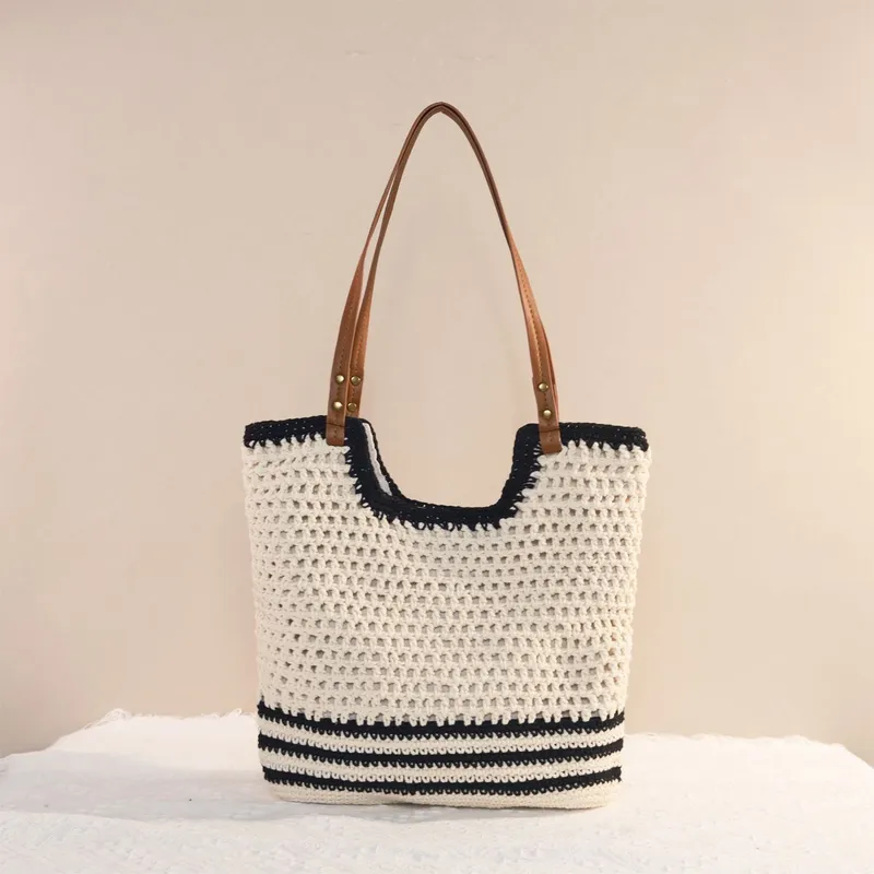 Women's large-capacity hand-wo - огляд і ціна Beach Bag Straw