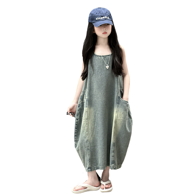 Vintage Blue Children Girls Hi - огляд і ціна Summer Clothing Kids